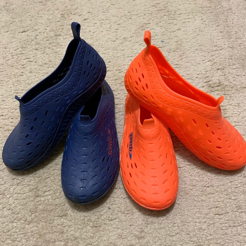 Toddler Boys Speedo water shoes “both pairs”